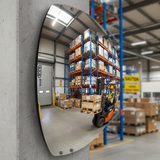 Premium Wide Angle Driveway Mirror with 180-Degree Viewing Angle and Universal Mounting Bracket for... | britanniasafety.uk