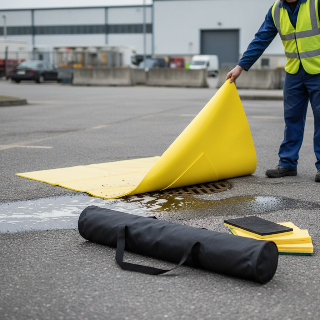 Heavy Duty Drain Cover 91cm x 91cm with Sticky-Feel Properties for Enhanced Seal and Hazard Identification