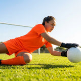 Women's Goalkeeper Kit with shirt, shorts, and knee-high socks