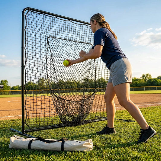 Replacement softball screen net for indoor and outdoor use - product detail