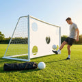 8ft x 4ft durable football goal post with uPVC construction - product detail