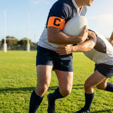 Rugby captains armband in various colours made from nylon elastic