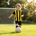 Kids striped short sleeve football shirt in multiple colours