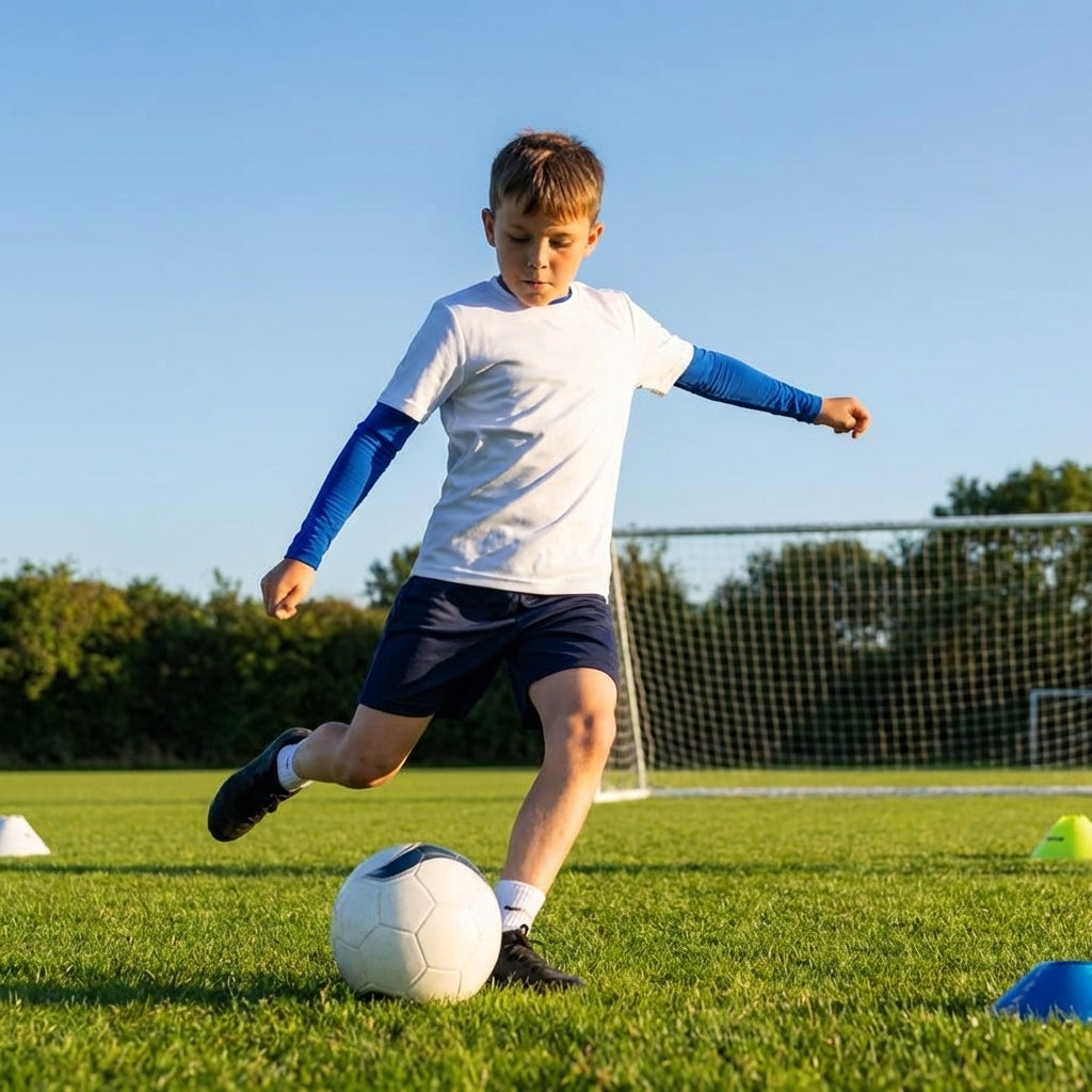 Junior Boys' Long Sleeve Base Layer Top in Various Colours