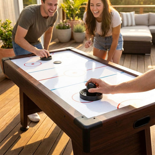 Set of air hockey pushers and pucks, made from ABS, for home and arcade use - product detail