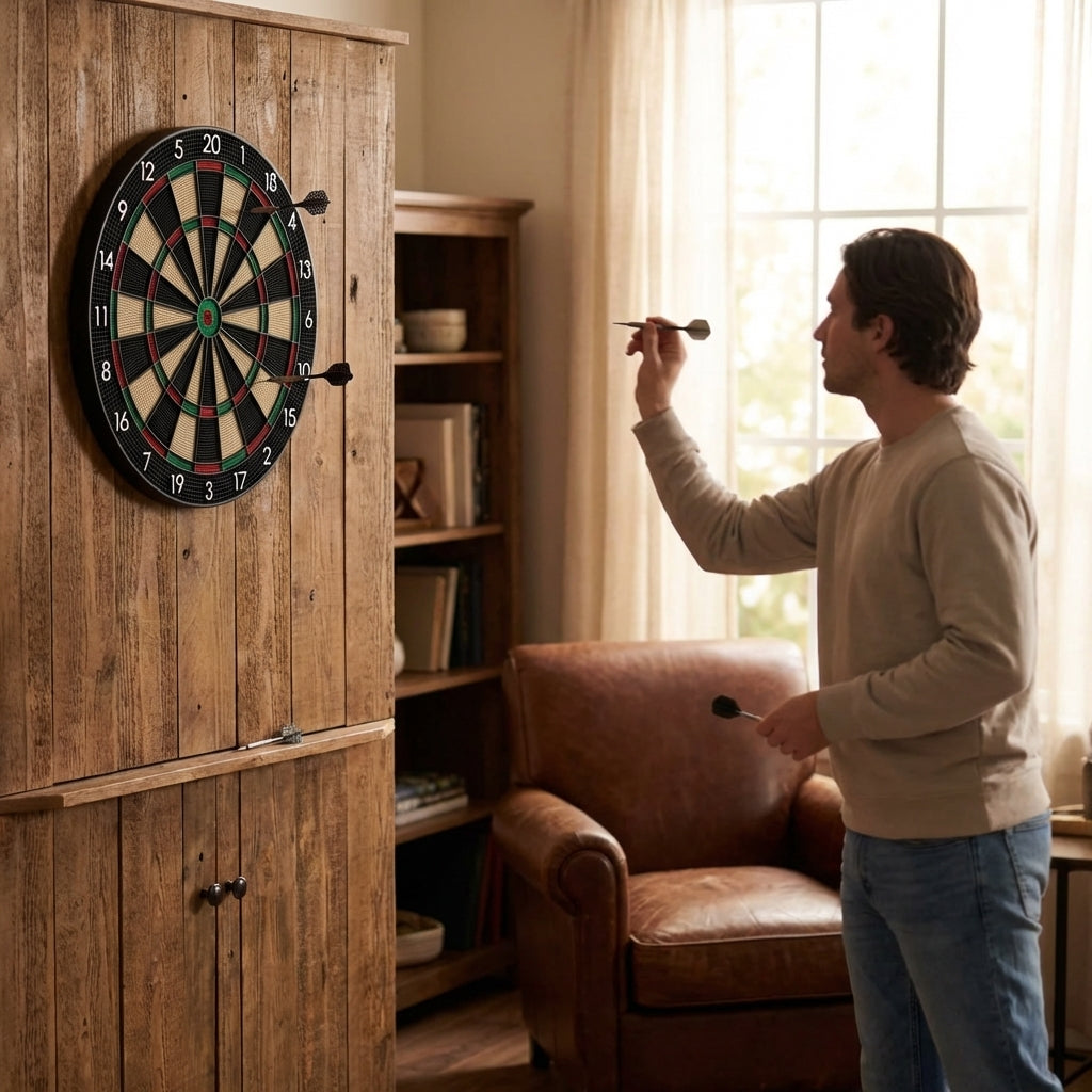 Soft tip dartboard for safe indoor game play