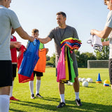 Football training bibs in quick-dry mesh