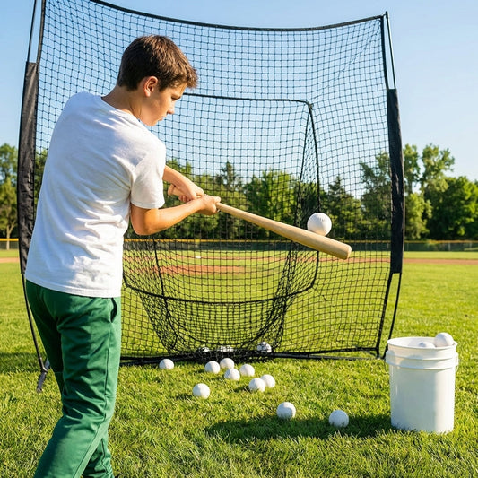 White PVC practice baseballs with solid cork core for training - product detail