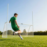 Aluminium freestanding Gaelic goal for outdoor use - product detail