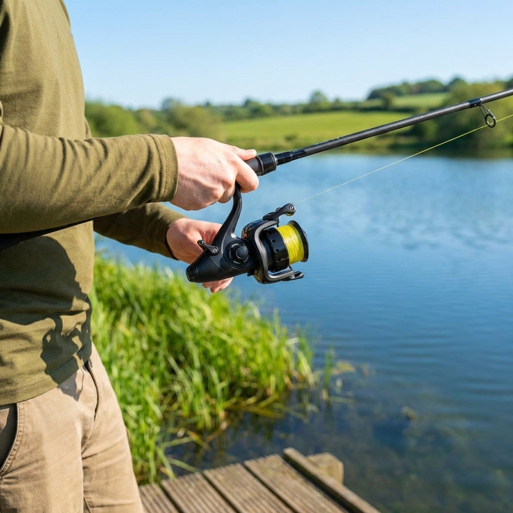 Carp fishing rod combo with adjustable length and test curve