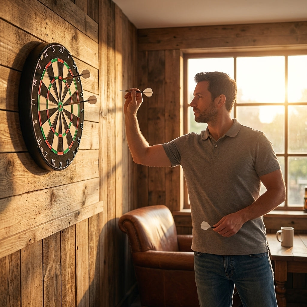 Professional quality sisal dartboard, 18 inches for home and club use