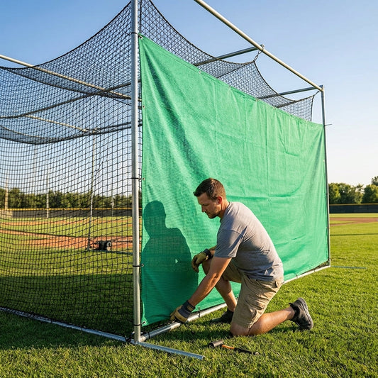 Baseball Batting Cage Net Savers in Multiple Sizes and Colours