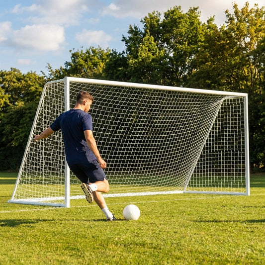Aluminium Rugby and Football Goal 21x8 ft on Field