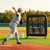 Adjustable baseball pitching target with steel frame, indoor and outdoor use - product detail