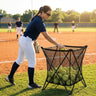 Pop-Up Ball Caddy – Black – Metal Frame – Sports Training