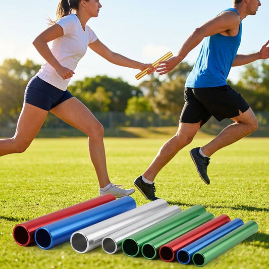 Aluminium relay batons in assorted colours for athletics - product detail