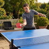 Professional table tennis bat with carbon fibre layers - product detail