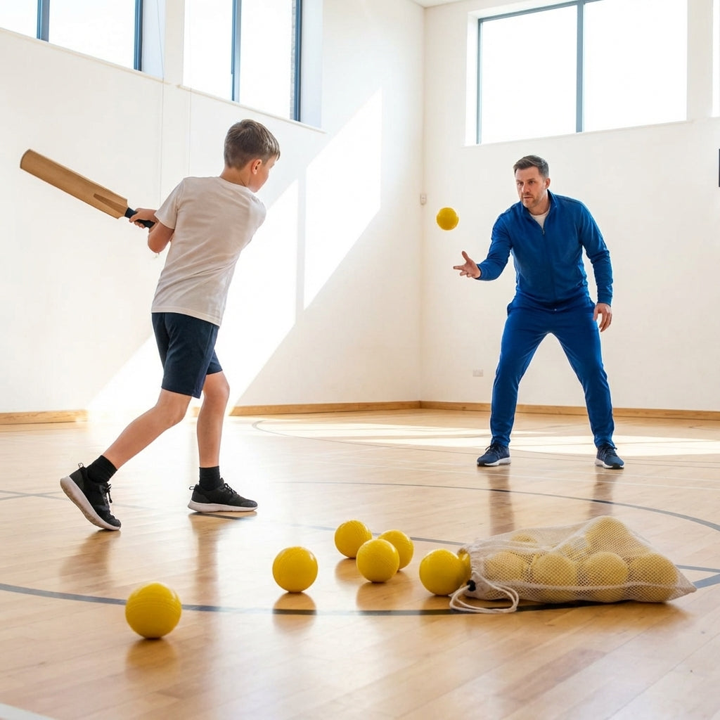 Rounders balls, yellow, soft plastic, indoor use - product detail