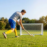 PVC Mini Hockey Goal in white for indoor and outdoor use - product detail