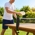 Retractable table tennis net with polyester cotton material