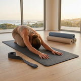 PU Yoga Mat in calming colours, ideal for yoga and Pilates - product detail