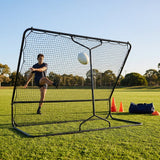Aussie Rules Football Rebounder with galvanised steel frame for training