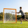 Pop-Up Lacrosse Goal with fibreglass poles and polyester netting