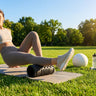 Foam Roller – Black – EVA Foam with ABS Core – Fitness & Recovery