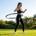 Weighted hula hoop with steel and foam for home fitness