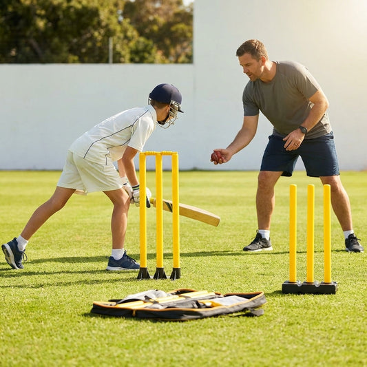 Cricket training stumps in flexible foam with base options - product detail