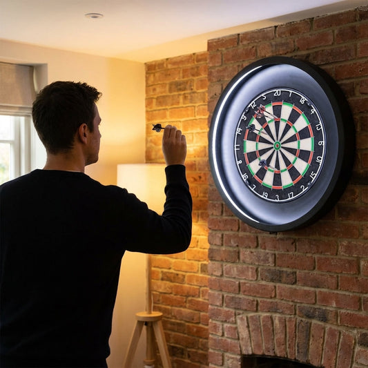 LED Dartboard Surround providing shadow-free lighting