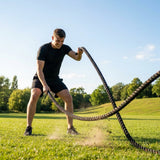 Battle ropes with colourful options for gym and outdoor use