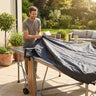 Table Tennis Table Cover – Black – 210D Polyester – Indoor & Outdoor Use