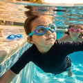 Kids' swimming goggles in vibrant colours with anti-fog and UV protection - product detail