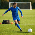 Men's football kit in various colours, including long-sleeve shirt, shorts, and socks - product detail