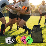 Rugby captains armband in various colours made from nylon elastic - product detail