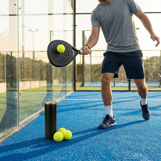 Professional padel balls with DuraCore and FluroFelt technology