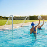 Durable uPVC water polo goal in various sizes for indoor and outdoor use - product detail