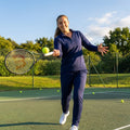 Women's Quarter Zip Tracksuit in lightweight polyester - product detail