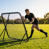 Rugby rebounder with steel frame for training drills - product detail