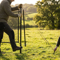 Archery netting poles 9ft powder coated steel for archery clubs - product detail