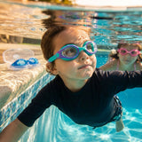 Kids' swimming goggles in vibrant colours with anti-fog and UV protection - product detail