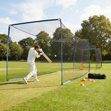 Pop-Up Cricket Batting Net in use for club and garden training - product detail