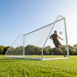 16ft x 7ft football goal with durable uPVC frame - product detail