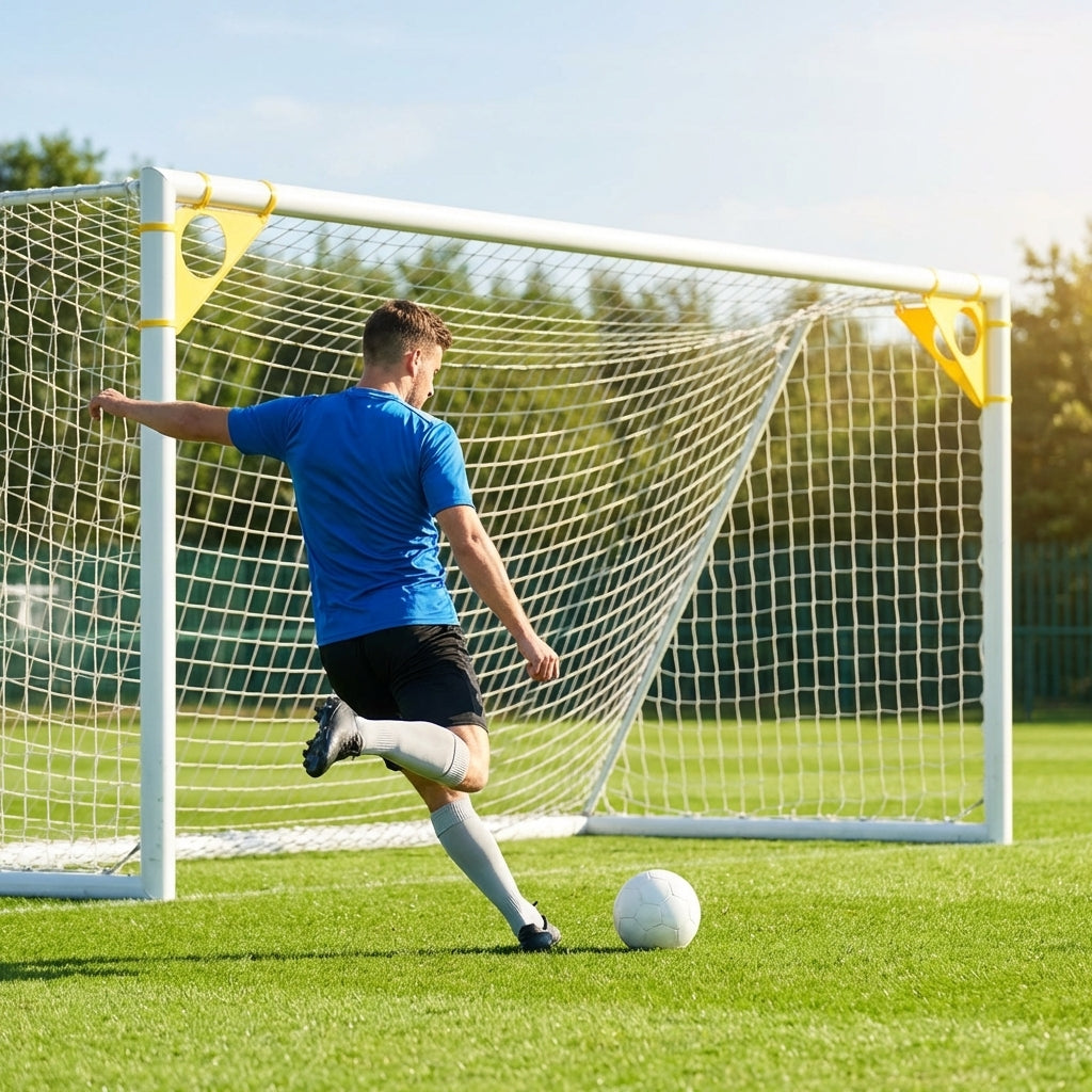 Football goal corner target, durable PVC for training