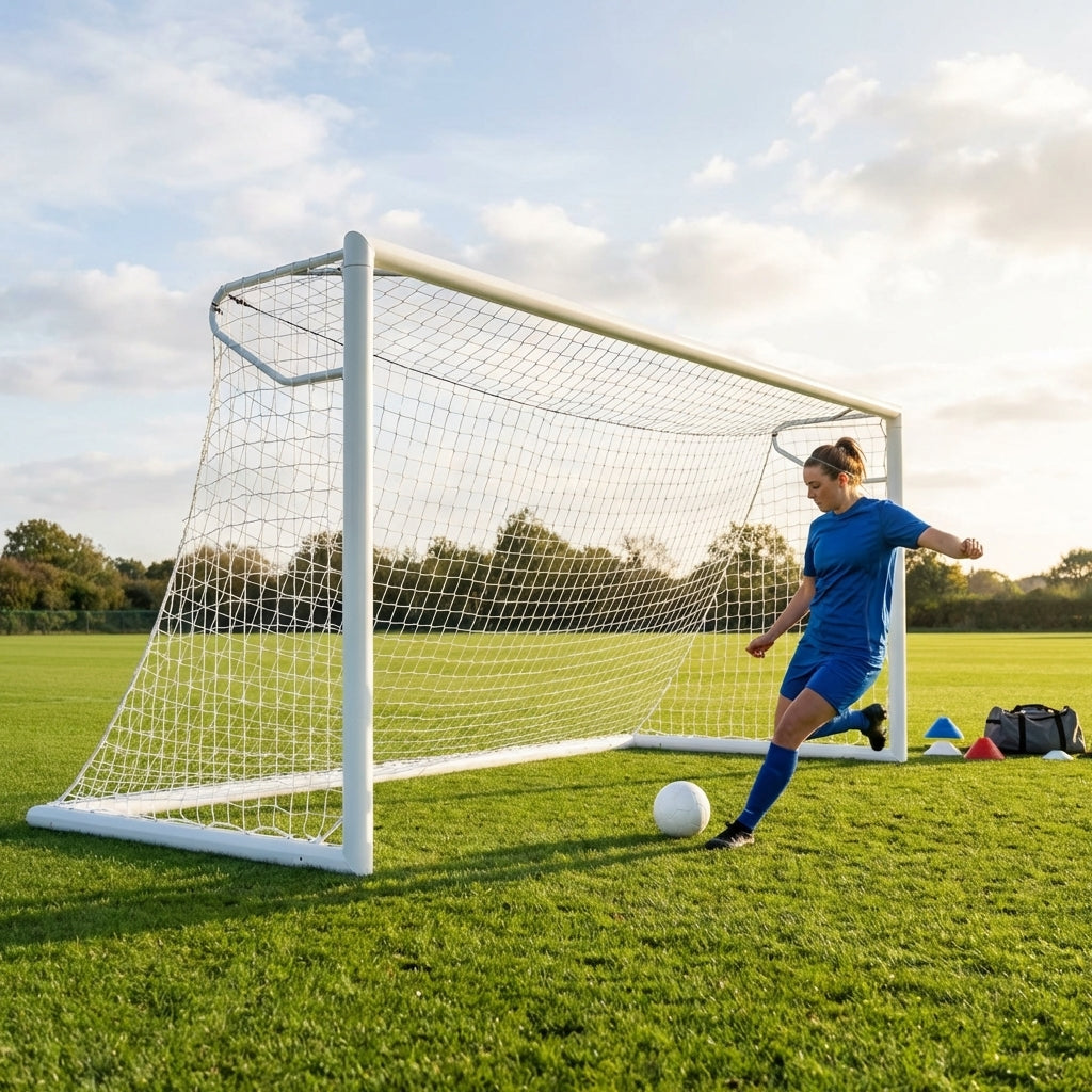 Aluminium Football Goal 16ft x 7ft for Junior Matches