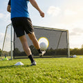 Football goal target sheet with yellow circles for training - product detail