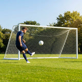 Steel football goal 24ft x 8ft for outdoor use