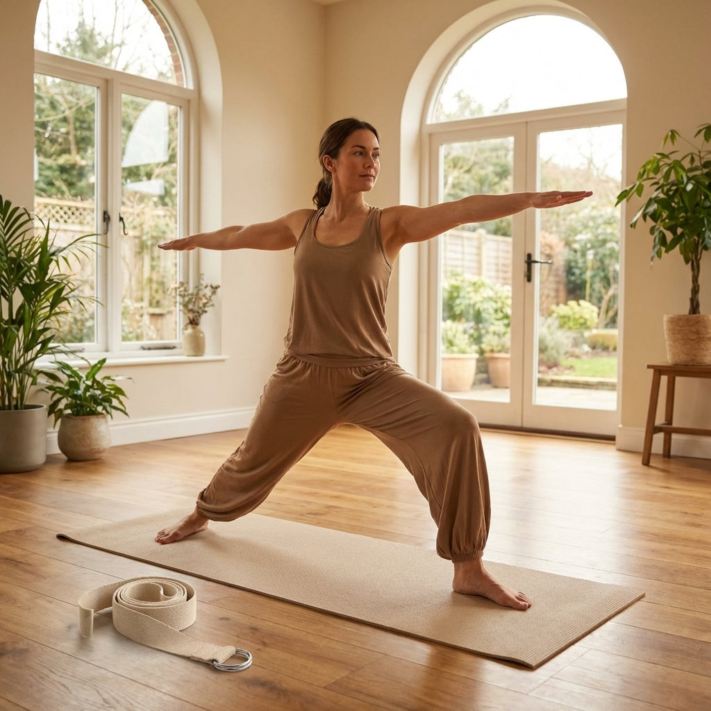 PVC Yoga Mat with textured foam for yoga and Pilates