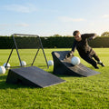 Goalkeeper training ramp made from durable rubber for indoor and outdoor use - product detail